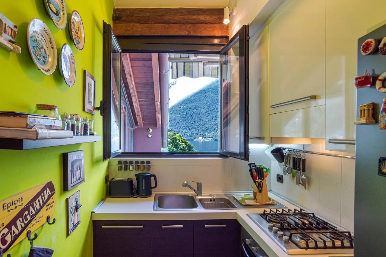 Apt With Terrace And Shared Pool! Lake View! Lejlighed Nesso Italien